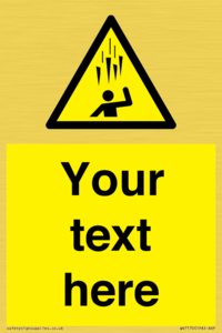 Custom Falling Ice sign